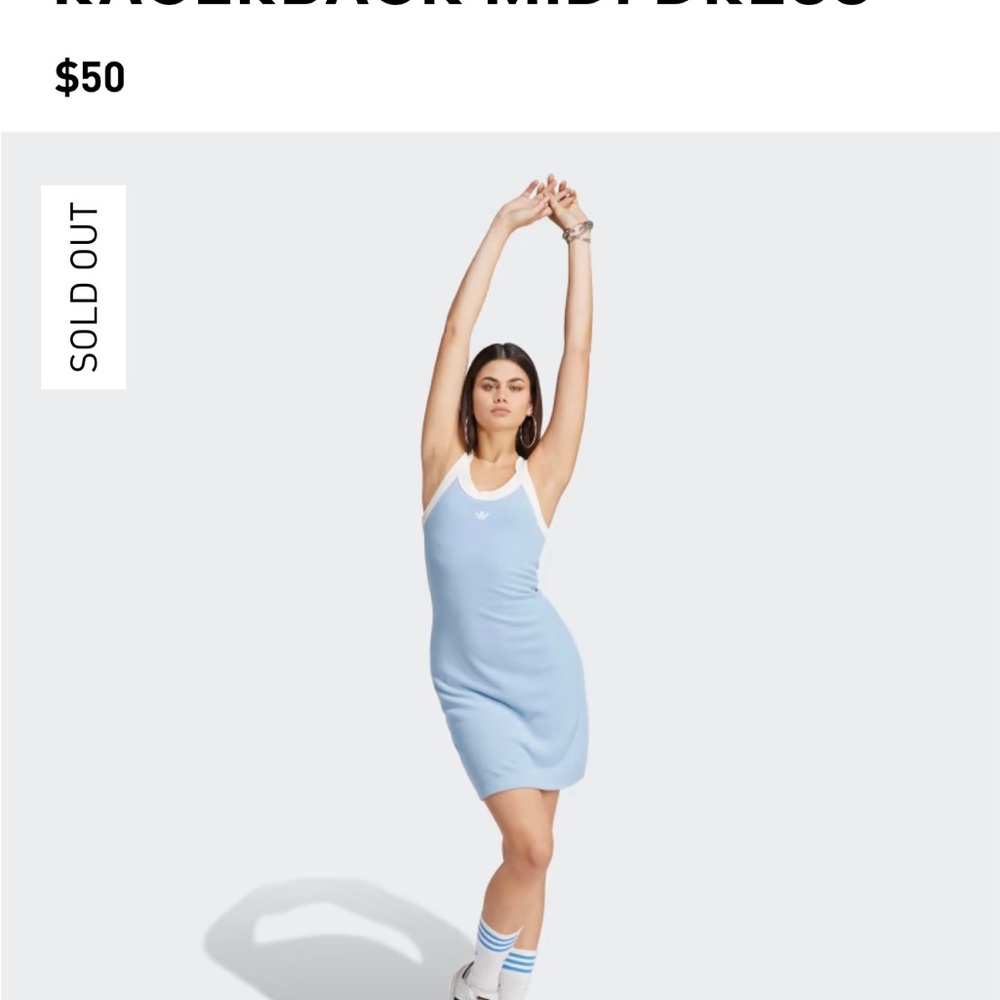 Adidas Racerback MIDI Dress XL